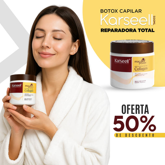 Botox Capilar Karseell 500 ML Reparación Total